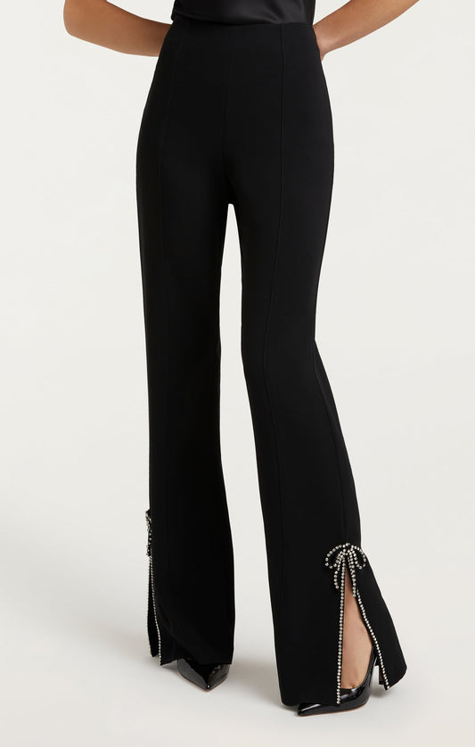 Cinq a Sept RHINESTONE BOW KALI PANT