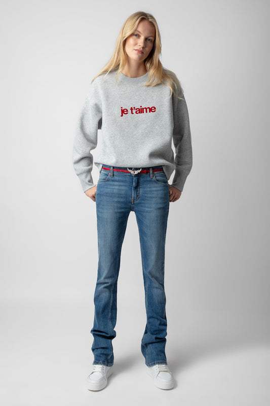 ZADIG & Voltaire Oscar Je T’aime Sweatshirt