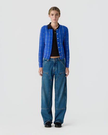 Guest in Residence Jane Checker Cardigan