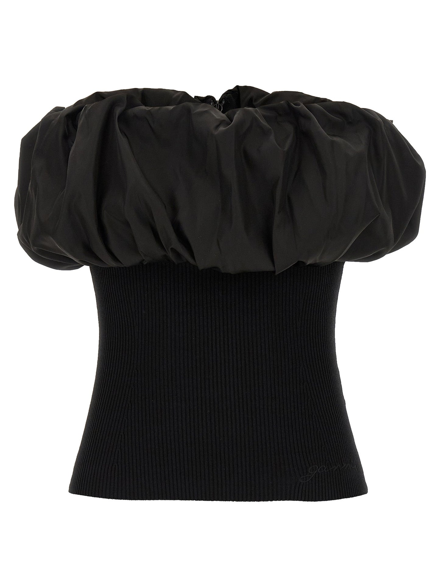 Ganni Melange Knit Top