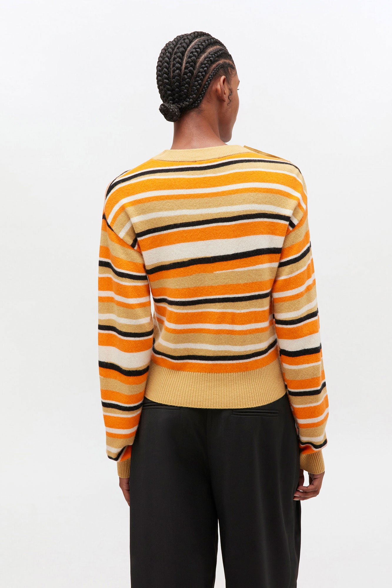 Ganni Striped Cashmere Sweater
