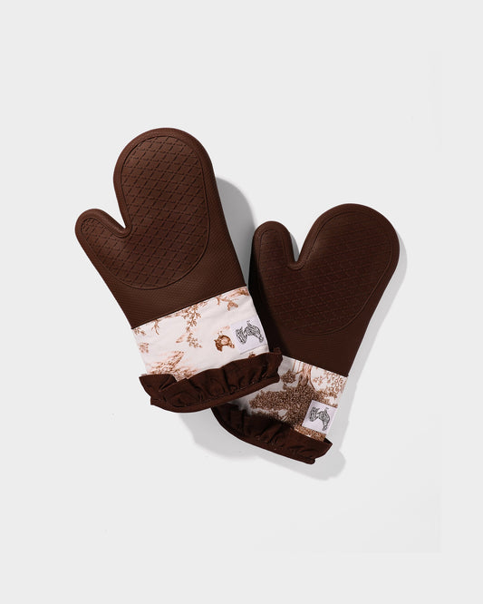 Friend of Mine Oven Mitts - Brown