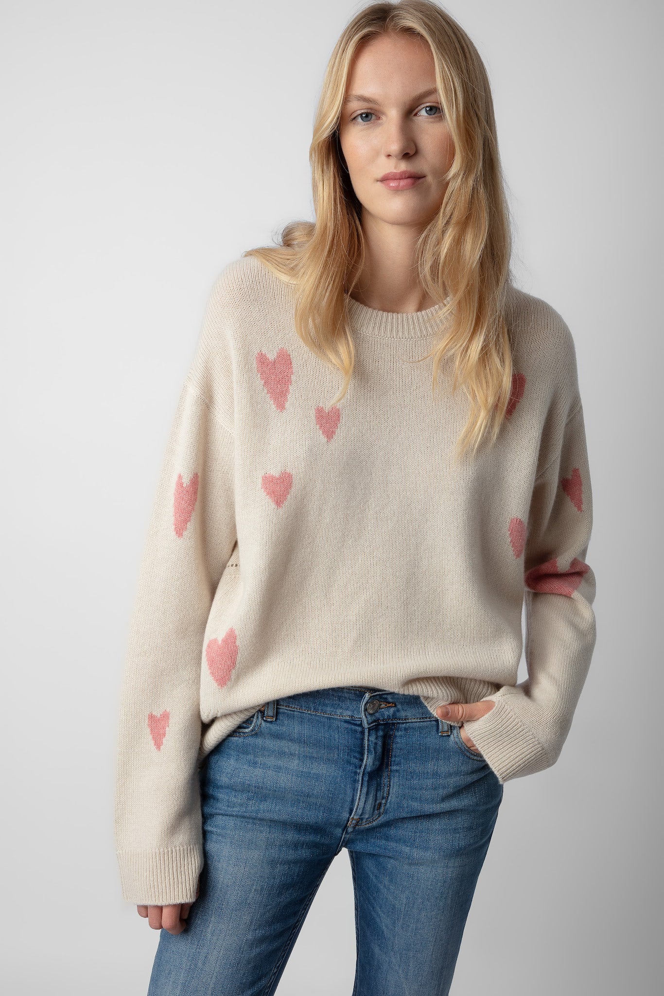 Zadig & Voltaire Markus Heart Cashmere Sweater
