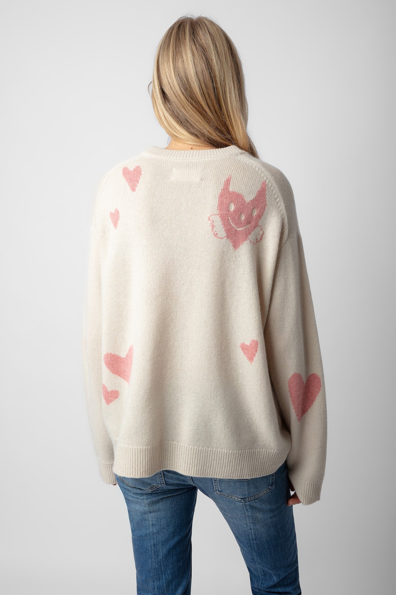 Zadig & Voltaire Markus Heart Cashmere Sweater