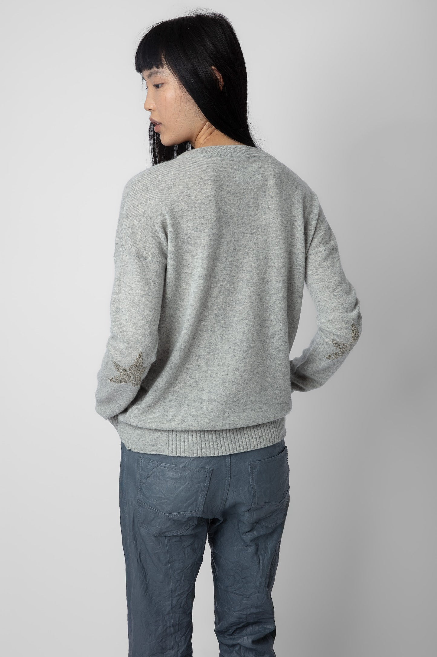 Zadig & Voltaire Cici Patch Cashmere Sweater