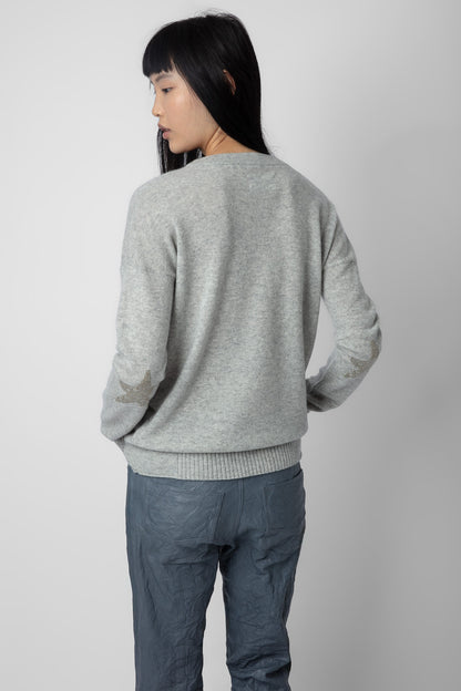 Zadig & Voltaire Cici Patch Cashmere Sweater