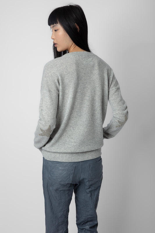 Zadig & Voltaire Cici Patch Cashmere Sweater