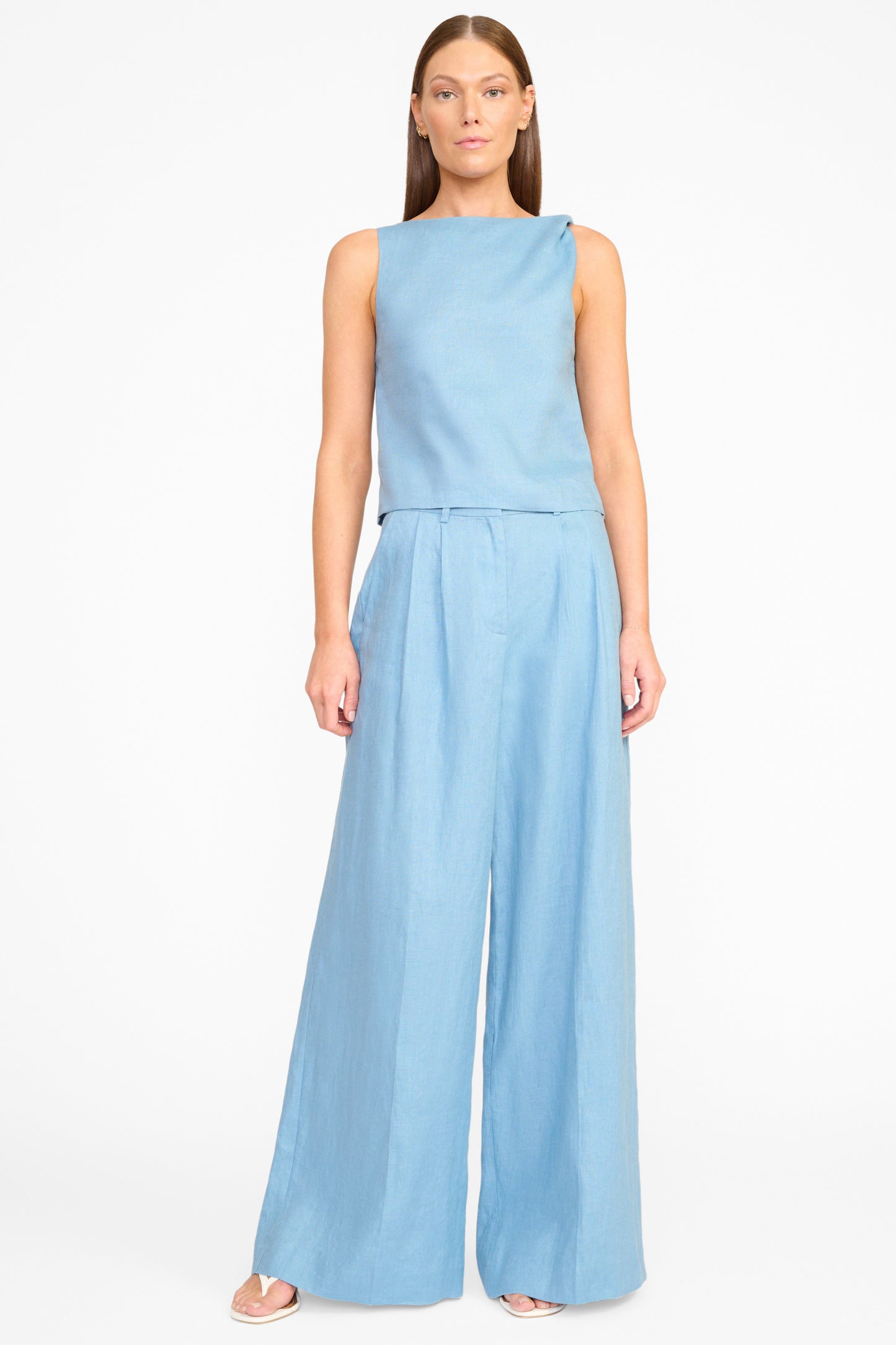 Staud Boa Linen Top