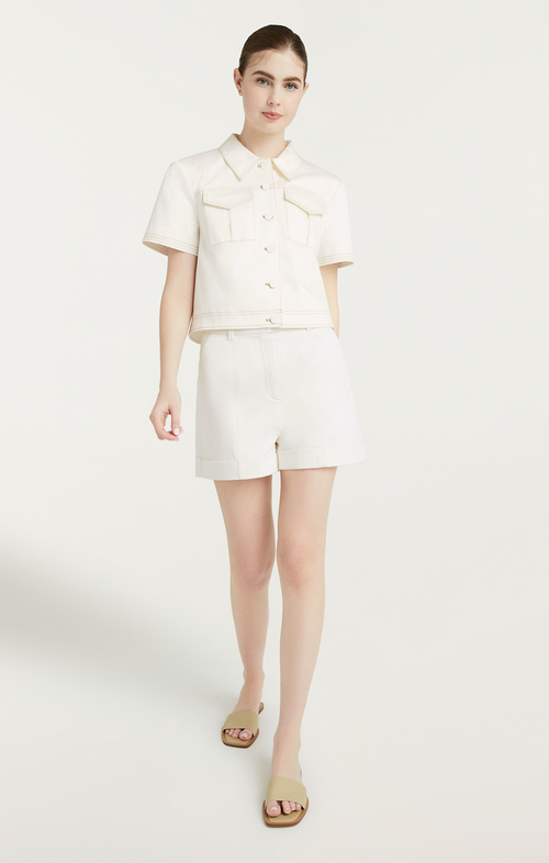 Cinq a Sept Sateen Coco Jacket