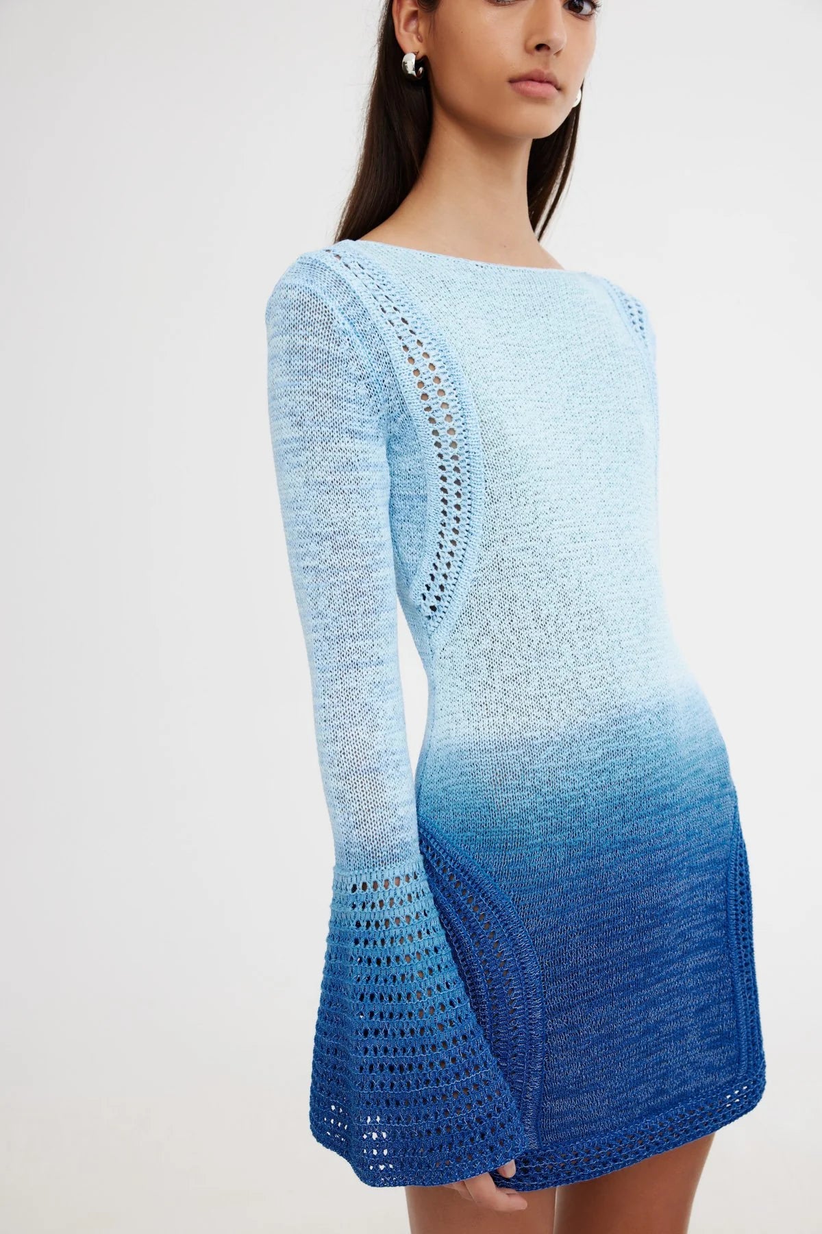 Significant Other Orly Long Sleeve Dress - Indigo Fade
