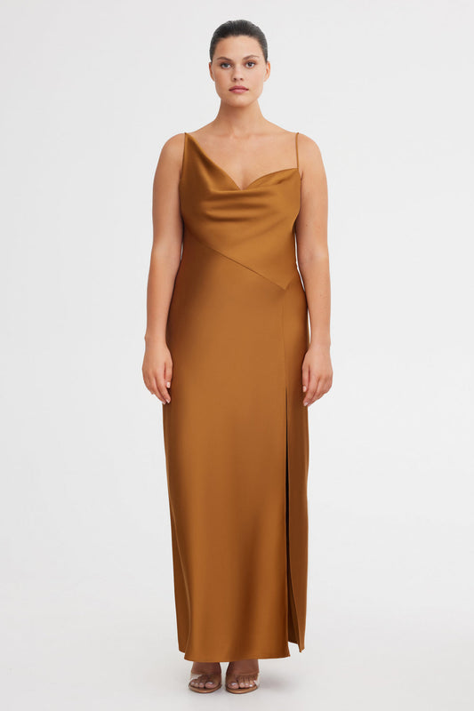 Significant Other Annabel Bias Dress - Gold