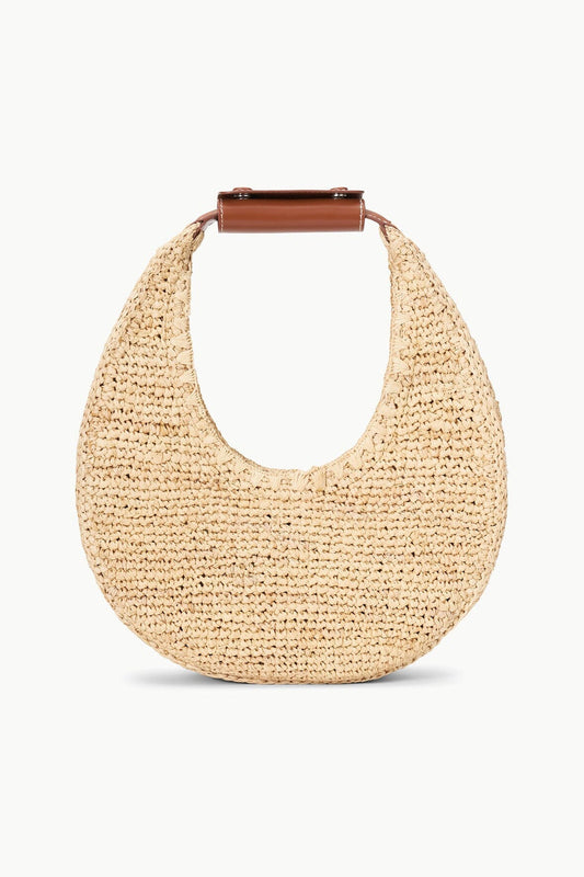 Staud Moon Raffia Bag Natural Raffia