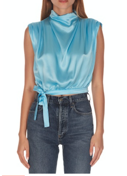 Amanda Uprichard Justin Silk Top