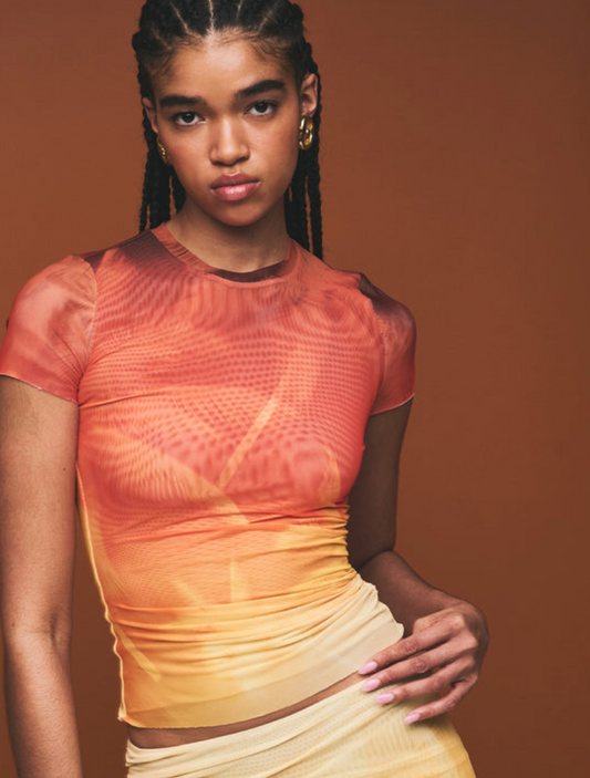 SER.O.YA KATE MESH BABY TEE