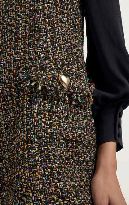 Cinq a Sept Confetti Tweed Florianna Dress