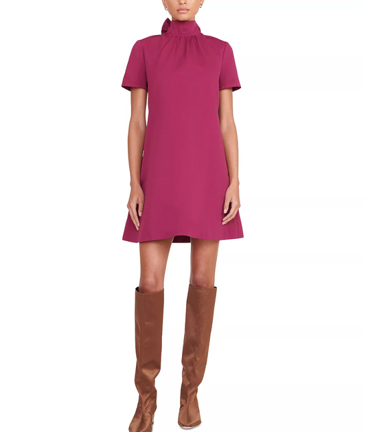 Staud Ilana Mock Dress - Syrah