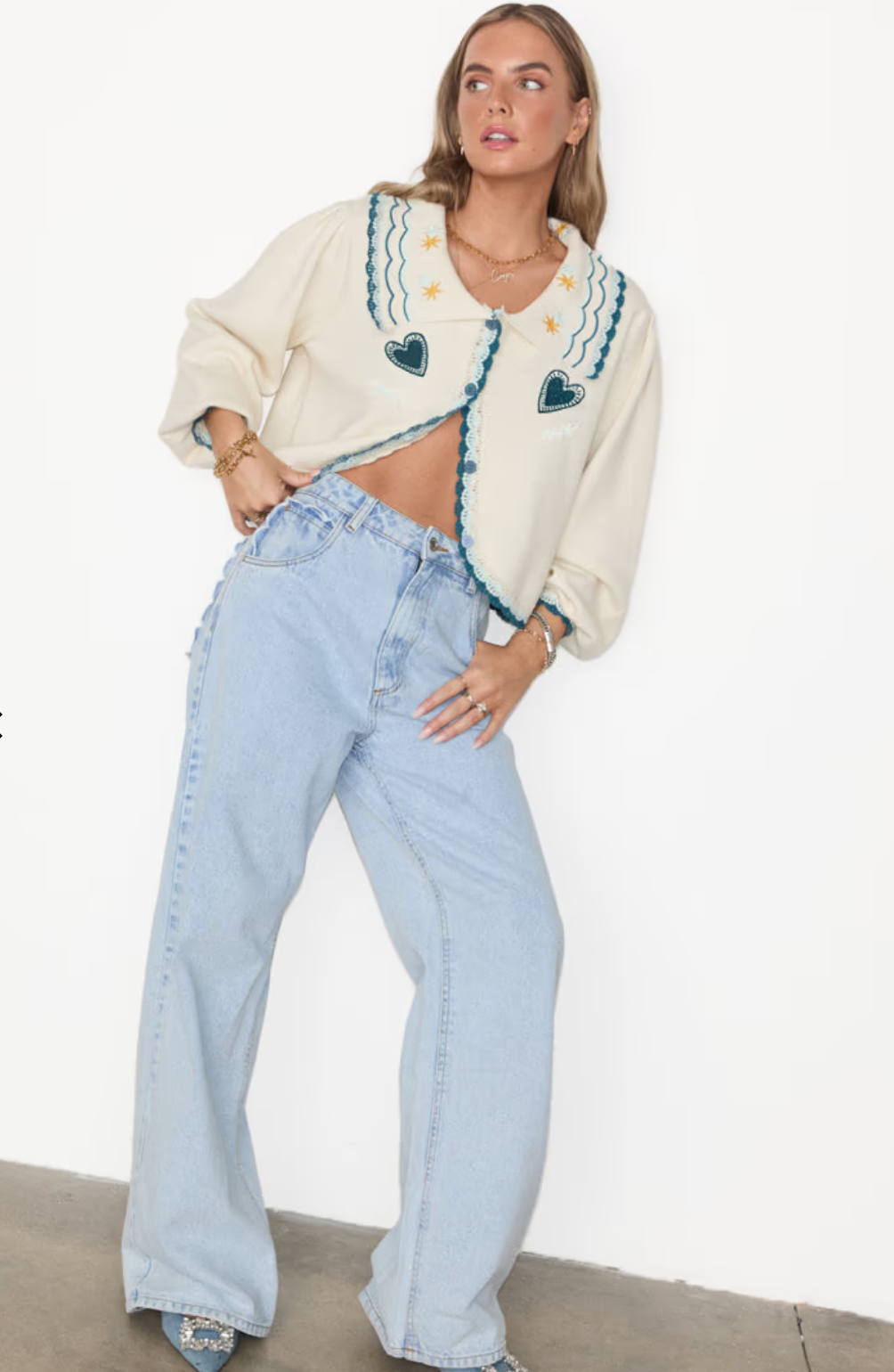 Never Fully Dressed Cream Sundaze Romance Cardigan