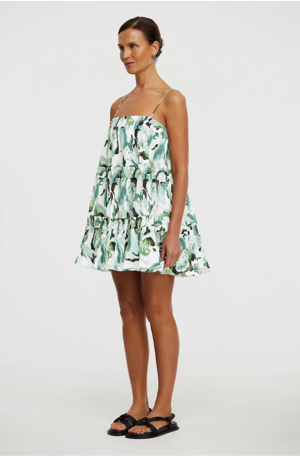 acler green mini dress Acler
