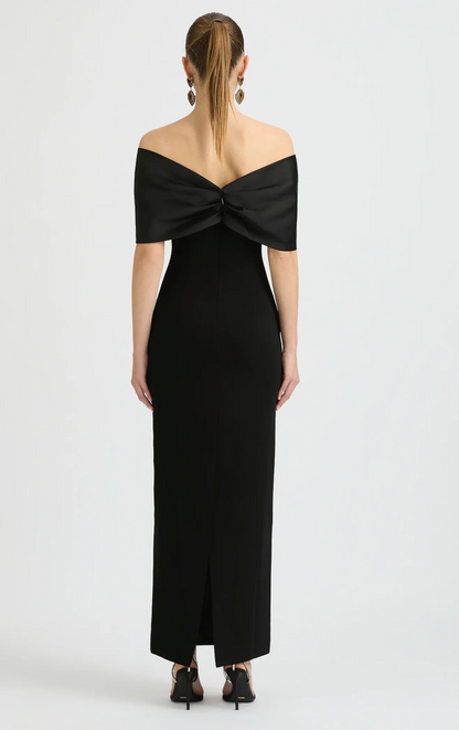 SONYA MODA BELLUNO DRESS BLACK
