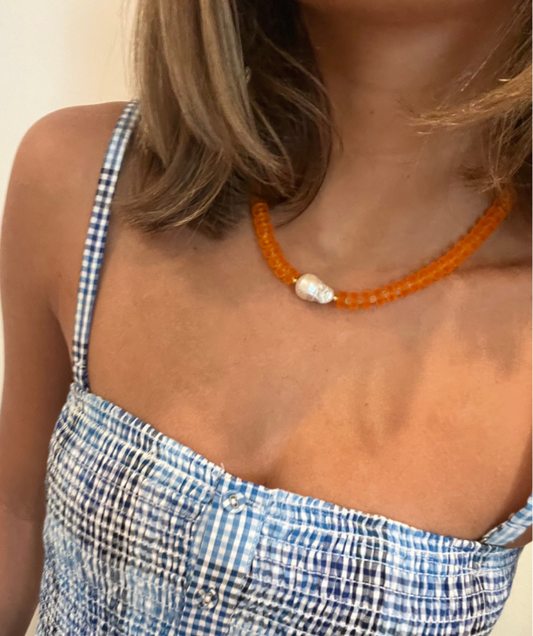 Orange Sea Glass