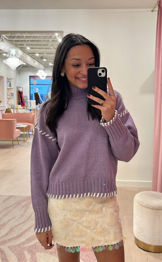 En Saison Merrill Stitch Sweater