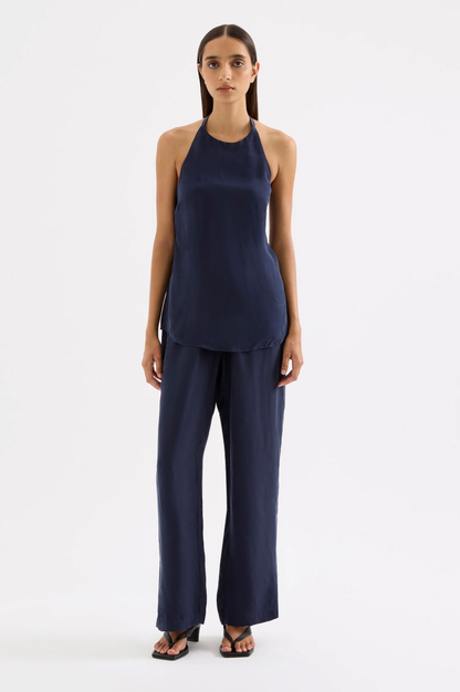 NudeLucy Linnea Cupro Pant - Ink