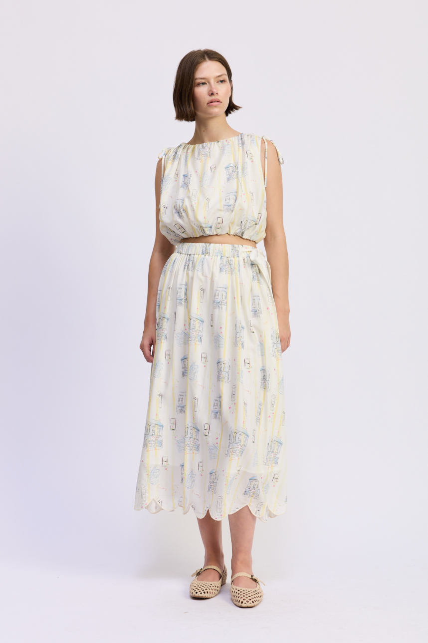 En Saison Barret Midi Skirt