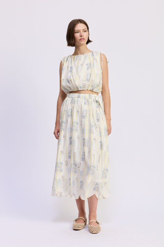 En Saison Barret Midi Skirt