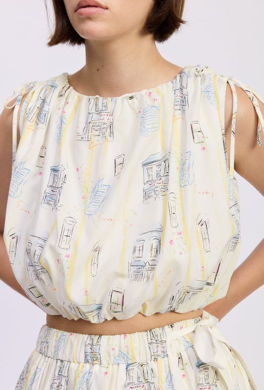 En Saison Barlet Cropped Top