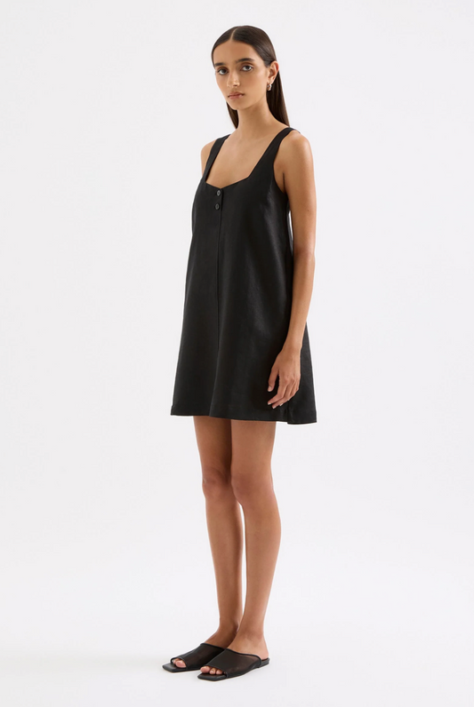 NudeLucy Zephyr Linen Mini Dress