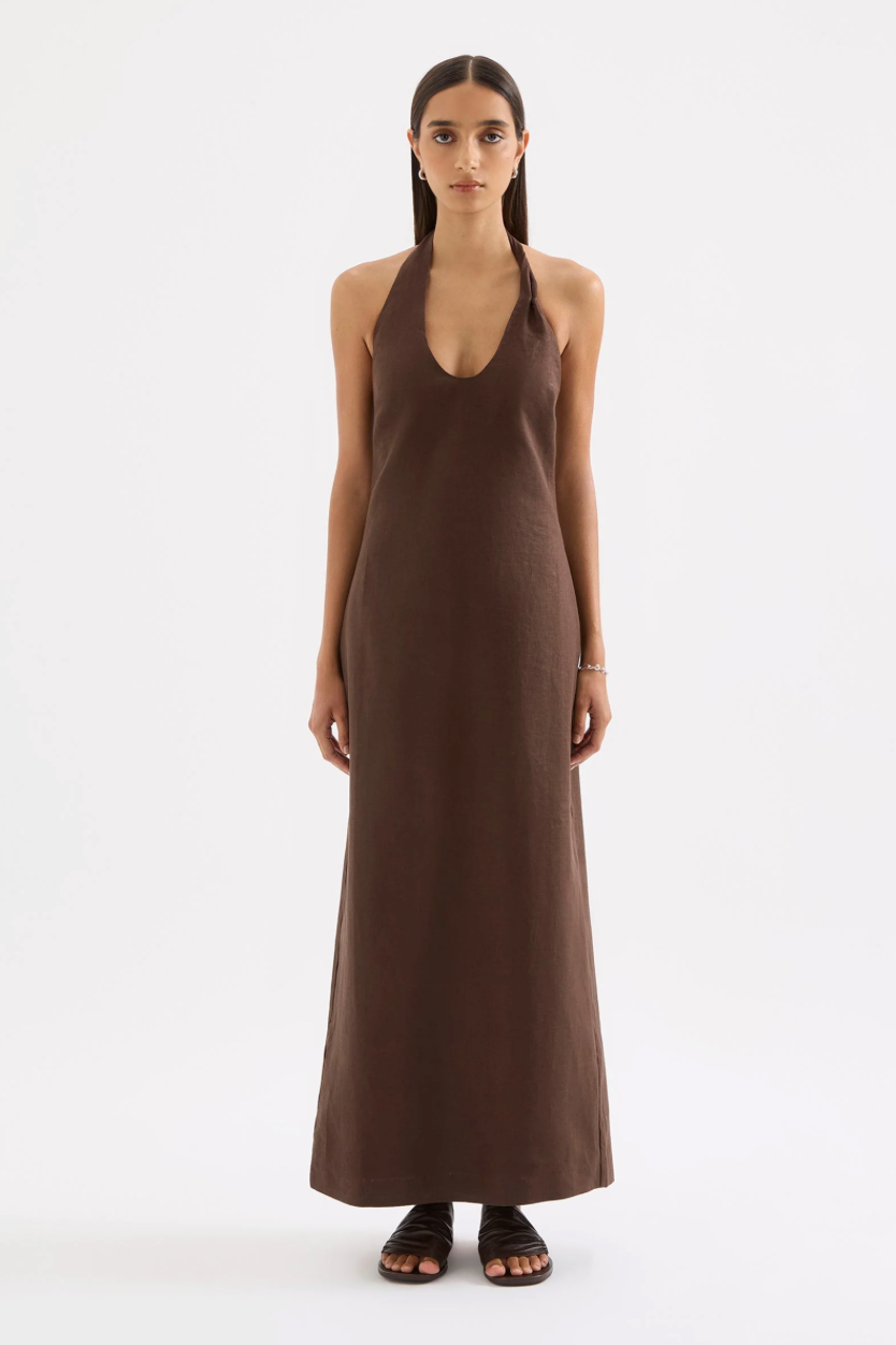 NudeLucy ZAYDA LINEN DRESS