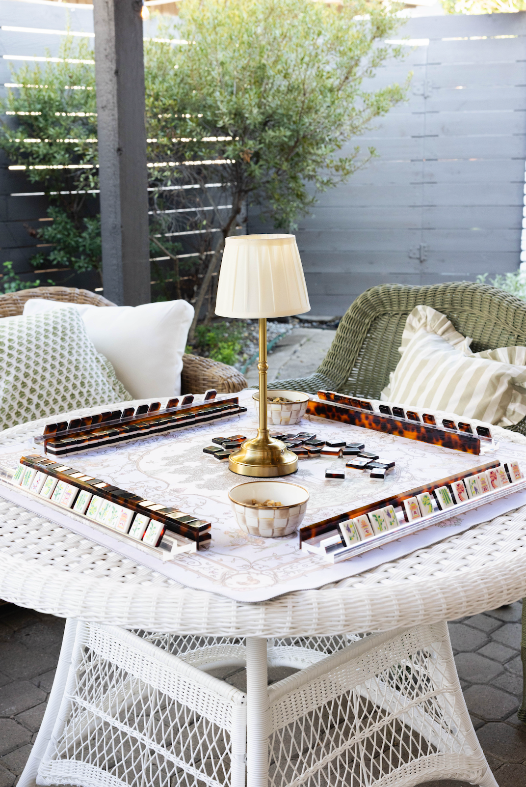 Friend of Mine Dolly Classic Toile Mahjong Mat