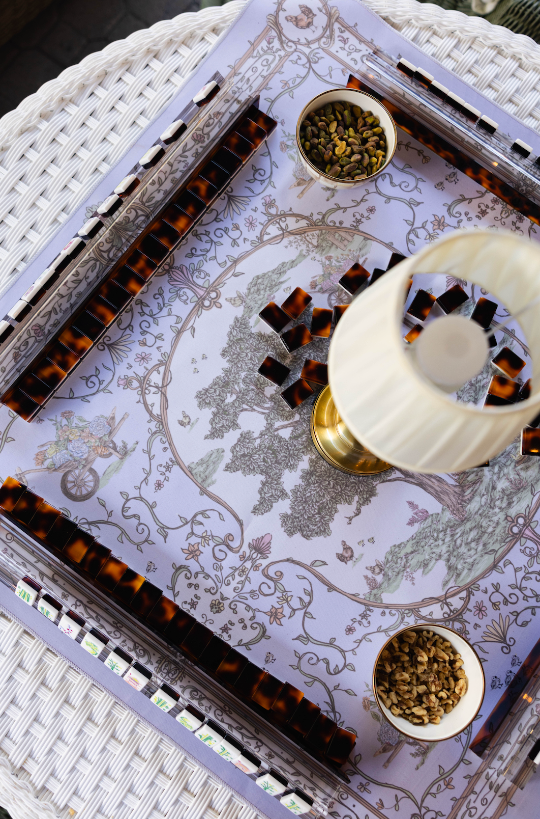 Friend of Mine Dolly Classic Toile Mahjong Mat