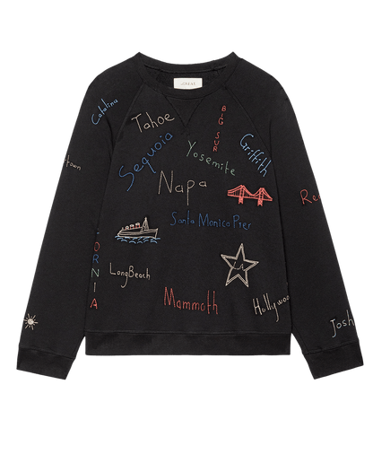 The Great THE SLOUCH SWEATSHIRT W/ GOLDEN STATE EMBROIDERY