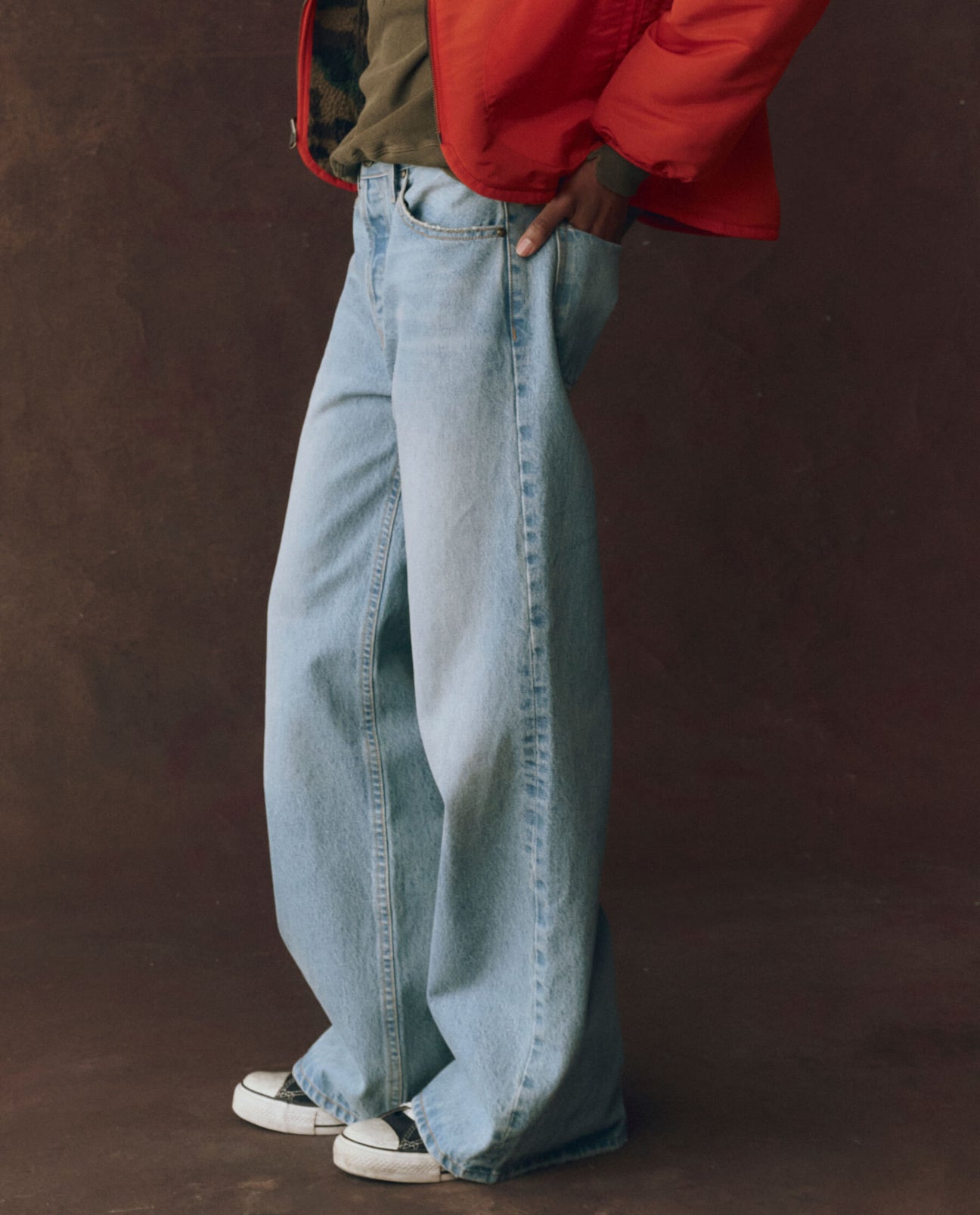 The Great The Slouch Wide Leg Jean