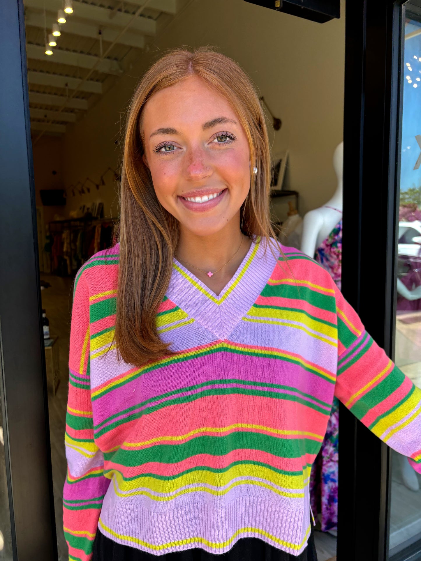 AUTUMN CASHMERE Multi Stripe