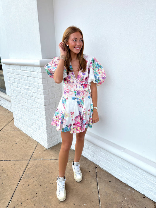 Hemant & NAndita April Short Dress