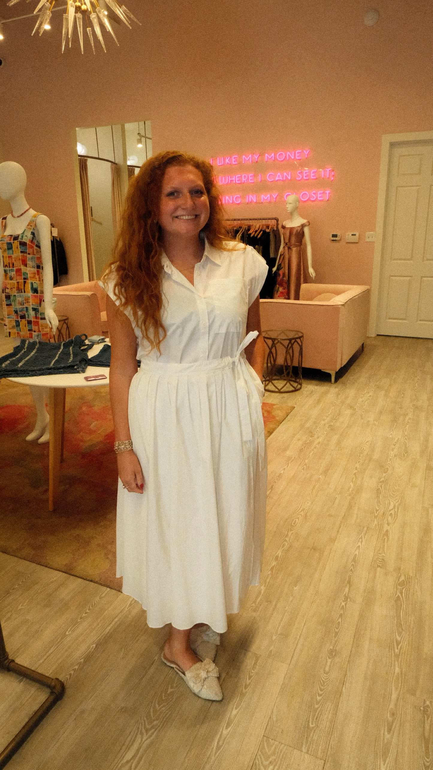 Tyler Dress - White