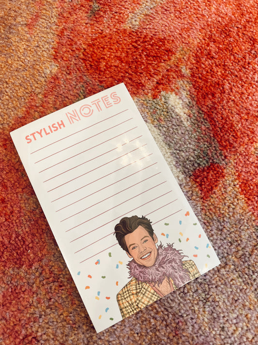 Notepad: Harry Stylish Notes