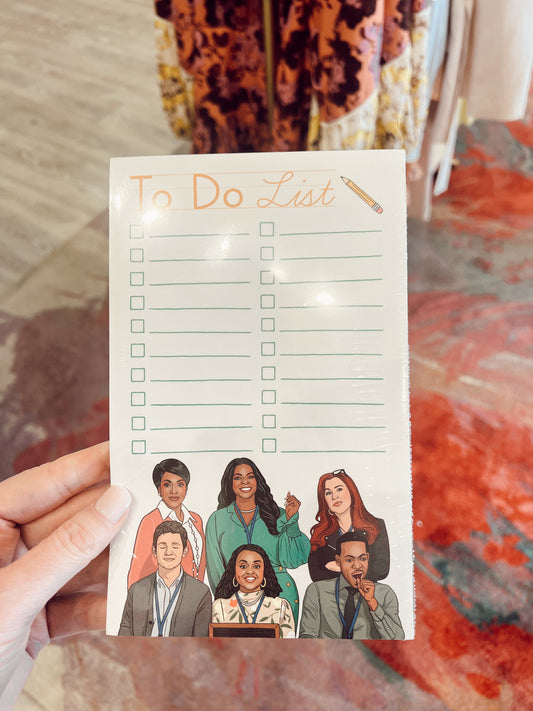 Notepad: Abbott To Do List