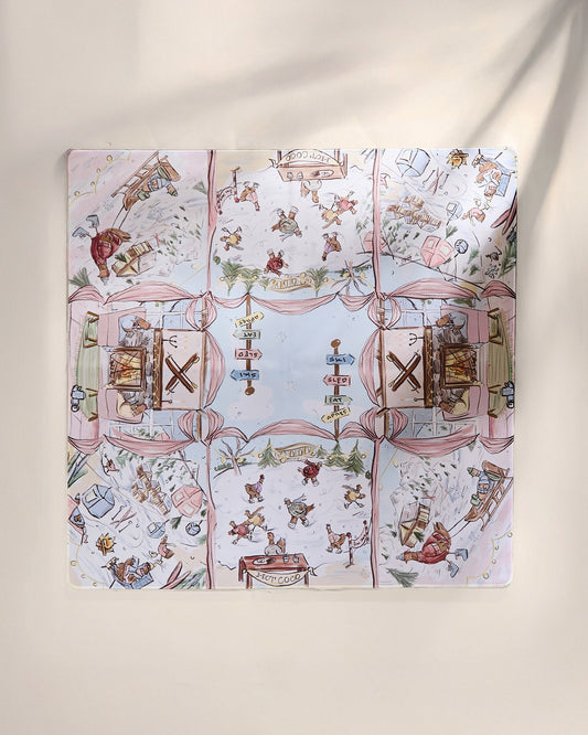 Friend of Mine Dolly Winter Wonderland Mahjong Mat