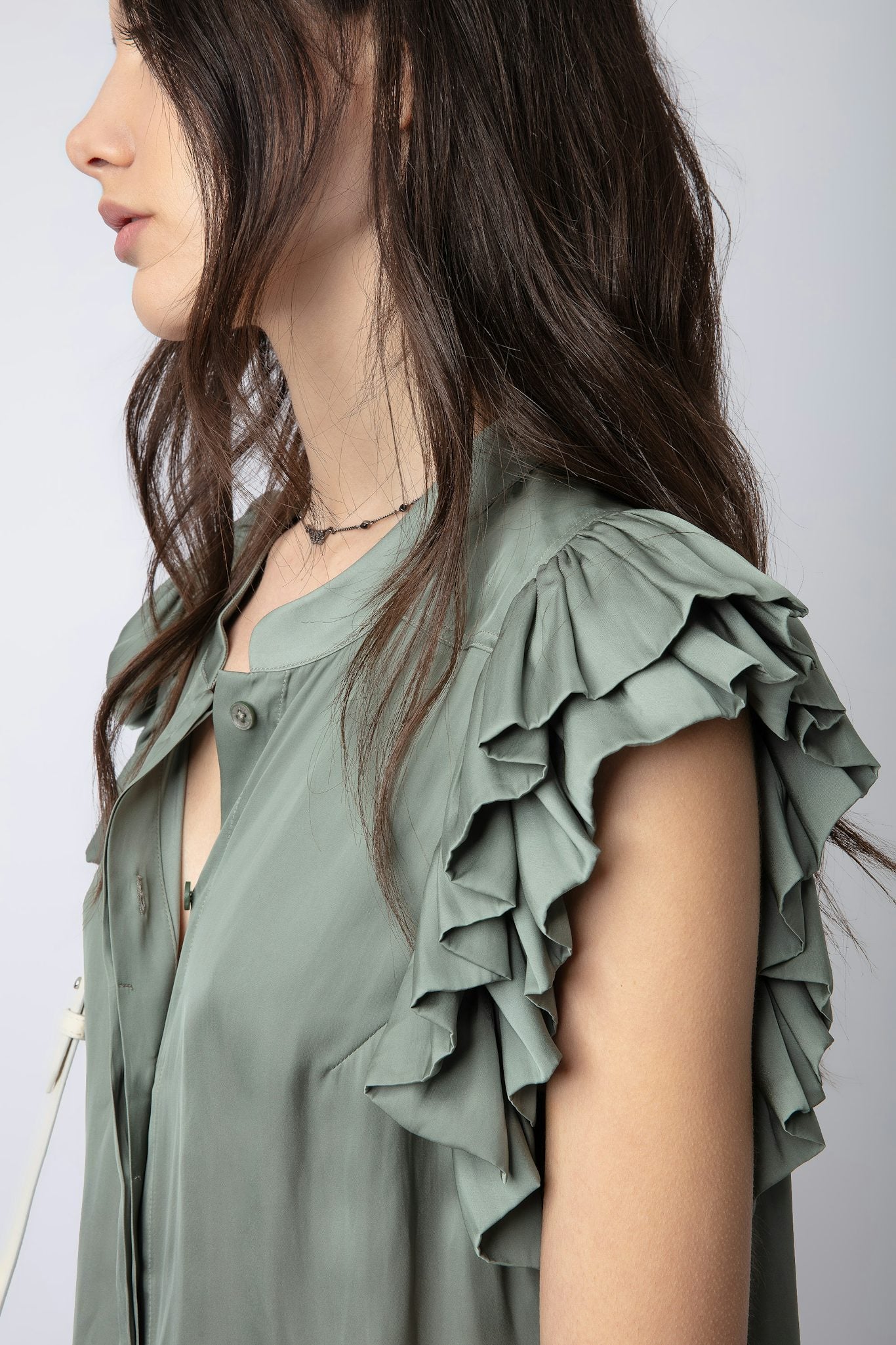 Zadig & Voltaire Tiza Satin Top