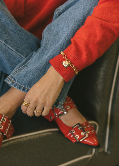 Logan Tay Heart Charm Bracelet