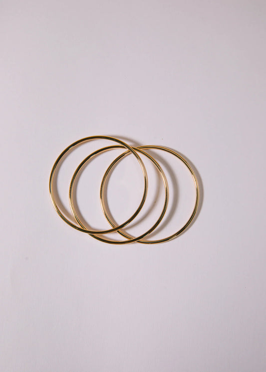 Logan Tay Gold Bangles *3 Piece SEt