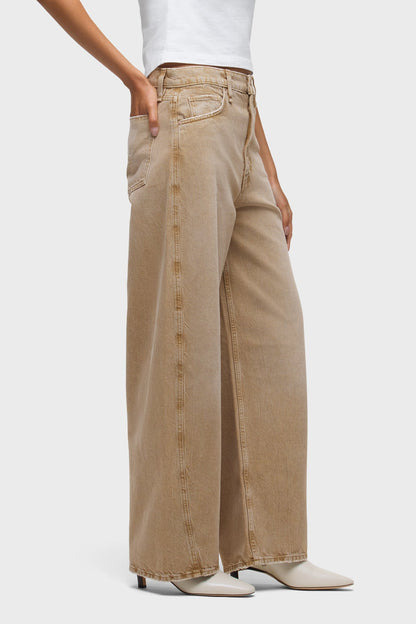 Hudson Bailey Relaxed Barrel Jean - Burnt Khaki
