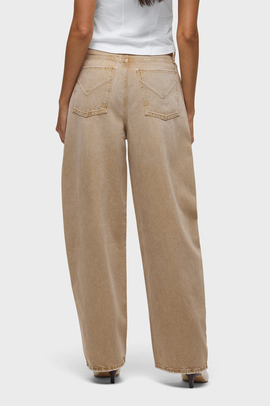 Hudson Bailey Relaxed Barrel Jean - Burnt Khaki
