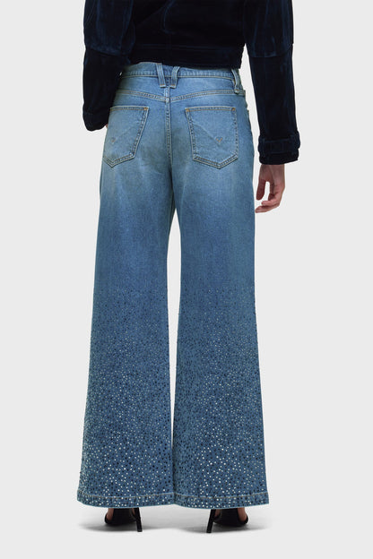 Hudson Jodie High Rise Wide Leg Jeans
