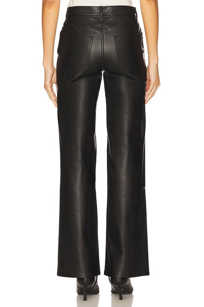 HUDSON Rosie High Rise Wide Leg - Black Leather