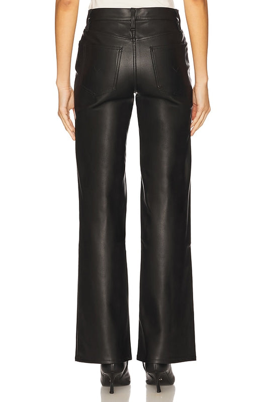 HUDSON Rosie High Rise Wide Leg - Black Leather