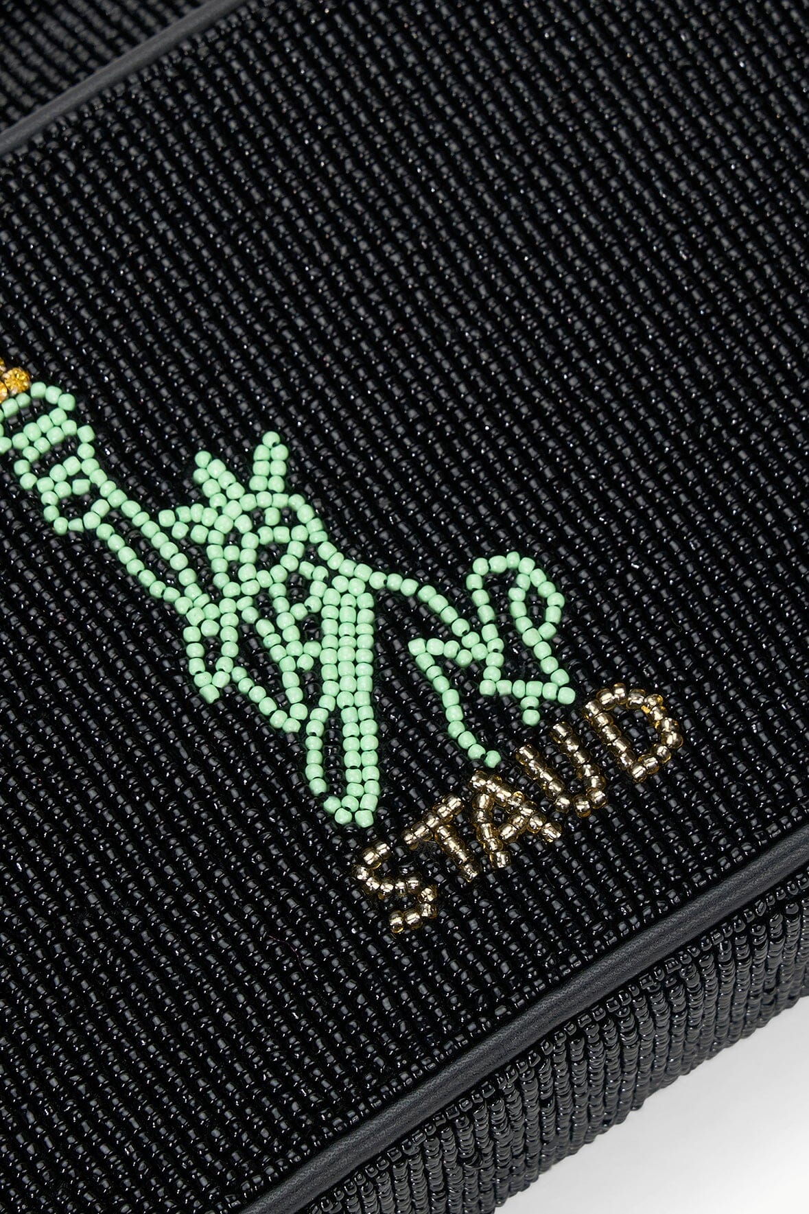 Staud Tommy Beaded Bag NYC Skyline